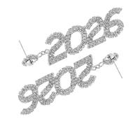 VANZACK 2026nombre Boucles Oreilles Pendantes Cristaux Bijoux De Noël Pour Femme Pendentifs Scintillants