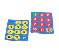 VANZACK 24 Pièces Aimants Ronds pour Tableau de Basket Accessoires Magnétiques de Coaching Compacts pour Entraînement et
