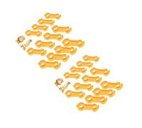 VANZACK 24 Pièces Correcteur de Patte Poussin Attelle pour Oiseau Né Bandage de Redressement pour Écartées Support pour Perroquet et Poussin Plusieurs pour