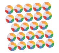 VANZACK 24 Pièces Mini Beach Balls for Inflatable Sports Ball Set for Summer Pool Party and Outdoor Water Games
