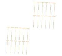 VANZACK 24 Pièces Mini Râteau Zen pour Bac à Sable Accessoires de Table de Jardin Zen Décoration Compacte et Lisse