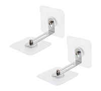 VANZACK 2ensembles Fixations sans Perçage pour Meubles Ancrages Anti-chute pour Armoires et Commodes Dispositifs de Sécurité pour Étagères