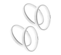 VANZACK 2paires Jarretières De Manches Antidérapantes Bandes De Manches De Bras Réglables Supports De Poignets De Chemise Accessoires De Élastiques Pour Costume