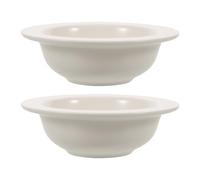 VANZACK 2pcs Coupelles en Céramique de Chapeau Blanc pour Chauffe-Cire, Facile à Nettoyer, Diffusion D'arômes pour Brûleur à Cire D'aromathérapie