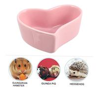 VANZACK 2pièces Bol pour Hamsters Récipient Anti-Renversement pour Alimentation des Petits Animaux Style Amour