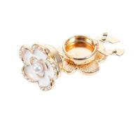 VANZACK 2pièces Boutons De Manchette à Fleurs Alliage Pour Femme Accessoires Décoratifs Pour Chemises Avec Perles