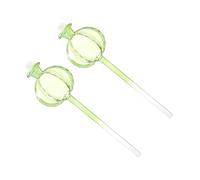 VANZACK 2pièces Globe Arrosage Automatique Verre Lot pour Plantes Intérieur et Extérieur Arrosoir Pratique avec Contrôle Visuel du Niveau Eau