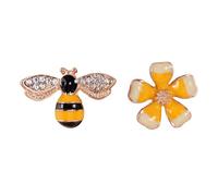 VANZACK 2pièces Lot De Boucles Oreilles Abeille Fille Avec Fermeture Alliage Pour Femme