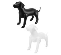 VANZACK 2pièces Mannequin De Chien Gonflable Modèle pour Exposition Accessoire De Présentoir pour Vêtements Animaux Lot de Modèles