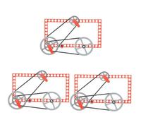 VANZACK 3 Ensembles Kit Éducatif Garçon Fille DIY Engrenage et Poulie Scientifique pour Garçon Fille Apprentissage Ludique et Manuel Matériel Sûr pour Activités Manuelles Développement