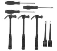 VANZACK 3 Ensembles Kit Outils Excavation Garçon Fille Plastique Marteau Brosse Ciseau pour Jeu Éducatif et Développement Motricité Fine