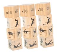 VANZACK 3 Ensembles Set de Dés pour Exercices et Jeux de Sport Dés de Fitness et pour Maison Fêtes et Entraînements Accessoires de Jeu pour Adultes