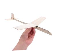 VANZACK 3 Pièces Avions Bois à Monter DIY Modèles de Planeurs Bois Naturel à Peindre Jouets Volants Légers pour Garçon Fille Activités Créatives Famille et École