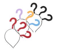 VANZACK 3 Pièces Bandeaux Cheveux Question Mark Créatifs Accessoires pour Fêtes Cosplay Confortables et Solides pour Festival et Déguisement