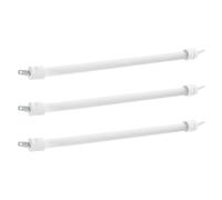 VANZACK 3 Pièces Élément Chauffant Tubulaire en Quartz Blanc pour Chauffage Électrique, 26cm, Haute Efficacité Énergétique, pour Chambres et Petits Espaces