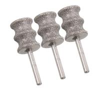 VANZACK 3 Pièces Lot de Têtes de Meule pour Ponceuse à Ongles Chien Disques Abrasifs Durables Corindon Accessoires de Remplacement pour Soin des Griffes Finition Douce pour Pattes