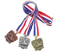 VANZACK 3 Pièces Médaille Facile à Transporter de Natation de Compétition en Alliage de Zinc au Style Antique Compétitions de Natation Communautés Sportives