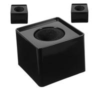 VANZACK 3 Pièces Mic Logo Flag Set Plastic Microphone Accessories With Modern Design Stable And Easy To Install Compatible With Various Microphone Models For Interview And Broadcast Use