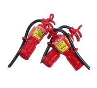 VANZACK 3 Pièces Modèle D'extincteur Enfant Décoration De Porte Extincteur Incendie ABC Petit Simulation Nouveauté Lutte Contre Les Incendies Feu Haute Pression Pendaison Mini Rouge Fer