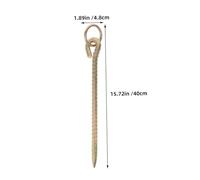VANZACK 3 Pièces Spiral Ground Spike Stake for Dog Leash and Cattle Tethering Heavy Duty Portable Tie Out Anchor for Outdoor Camping and Livestock Use
