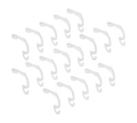 VANZACK 30 Pièces Clips de Cage pour Animaux Petits Connecteurs Plastique Détachables pour Portes de Cages Hamsters Fixations Compactes et Portables pour Enclos Sécurisés