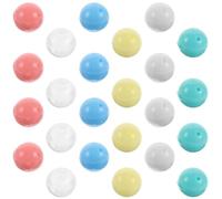 VANZACK 30 Pièces Lot de Plastique Miniatures pour Distributeur Automatique Contenants Fête Vides Transparentes Multicolores Réservées Aux Jouets et Bonbons Recharges Sécurisées