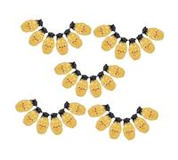 VANZACK 30 Pièces Mini Potato Ornaments Resin Positive Inspirational Vegetable Figures for Birthday Graduation Christmas Party Decorations