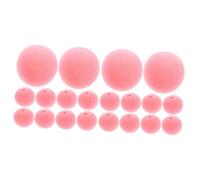 VANZACK 30 Pièces Nez de Clown Éponge Rose Accessoires Déguisement Cosplay Nez de Clown Mini Mousse Remplaçable pour Fête et Spectacle