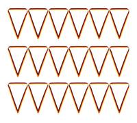 VANZACK 30 Pièces Rubans de Médailles en Polyester Légers avec Clip pour Événements Sportifs et Concours Académiques, Tour de Cou Polyvalent et Solide