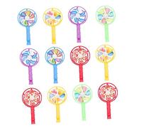 VANZACK 30 pièces Sifflet Moulin à Vent Musical pour Garçon Fille Jouets Éducatifs Plastique Coloré pour Amusement et Apprentissage Couleur Aléatoire Couleur Aléatoire