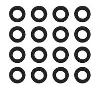 VANZACK 30 Pièces Tampons de Trompette en Feutre Noir, Coussins en Coton pour Trompette et Cuivres, Réparation, Réponse des Pistons Optimisée, Musiciens et Étudiants