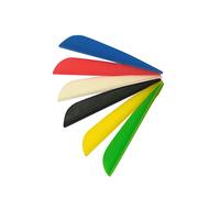 VANZACK 30pièces Flèches Empennage TPU Noir Accessoires pour Tir à Arc Et Chasse Plumes Fletching Durables pour Contrôle Précis des Flèches