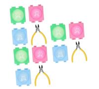 VANZACK 3ensembles Accessoires De Tunnel pour Hamster Bouchons De Tube Colorés Et Pinces pour Cages Et Labyrinthes De Rongeurs