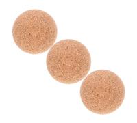 VANZACK 3Pièces Balles de Foot Liège Lot Accessoires Bois pour Tables de Foot Intérieures pour Expérience de Jeu