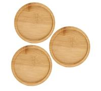 VANZACK 3pièces Plateau Rond pour Plantes Soucoupe Ronde pour Pots Délicats Assiettes pour Pots De Fleurs Support De De Fleurs Rond