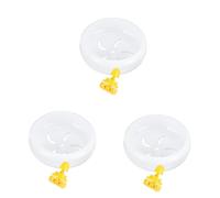 VANZACK 3pièces Roue Exercice Silencieuse pour Hamster De Jouet Multifonction pour Petits Animaux Adaptée Aux Cages avec Antidérapante pour Usage Sécurisé
