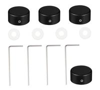 VANZACK 4 Ensembles Capuchons pour Pédale de Guitare Électrique Lot de Protection Rayures avec Coussin Accessoires pour Interrupteur de Pédale Effet