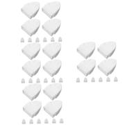 VANZACK 4 Ensembles Chapeau De Balustre Balustrade Chapeaux De Poteau Sombre Aménagement Paysager Petite Clôture De Jardin Cours De Clôture Poste Capuchons Plastique Blanche 10 Pièces * 4