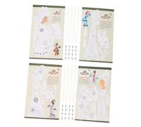 VANZACK 4 Ensembles Kit DIY Marionnettes Ombres Traditionnelles Chinoises de Matériel de Bricolage pour Activité Manuelle Créative pour Éducation Précoce et Loisirs Familiaux