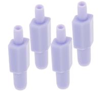 VANZACK 4 Pièces Accessoires d'allaitement tuyau arrosage connecteurs de raccords de tuyaux raccord de connecteur tubulaire connecteurs de tubes en plastique Polypropylène Violet