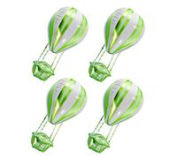 VANZACK 4 Pièces Décoration Aluminium Mylar Forme de Montgolfière pour Anniversaire Garçon Fille Ballons Gonflables Colorés pour Fête et Événements Spéciaux