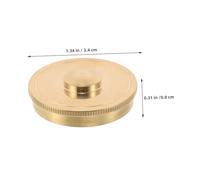 VANZACK 4 Pièces French Horn Valve Caps Bottom Covers Metal Valve Guards For Maintenance And Repair Suitable For Music Schools And Bands