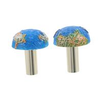 VANZACK 4 pièces Lot de Boutons de Placard Terre Couleur Vive Poignées de Tiroir pour Garçon Fille Adaptées Aux Commodes Armoires et Meubles de Chambre