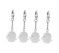VANZACK 4 Pièces Luminous Ghost Keychains Glow In The Dark Backpack Charms For Students Halloween Party Favors And Fun Accessories