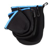 VANZACK 4 pièces Pochette Objectif Néoprène Étanche Antichoc pour Appareil Photo Étui de Protection Léger et Résistant pour Lentilles DSLR Sacoche de Rangement Pratique pour Photographie