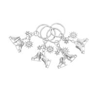 VANZACK 4 pièces Porte Clés Décoratifs Patins à Glace Accessoires Suspendus pour Sacs et Sacs à Souvenirs Hiver