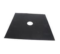 VANZACK 4 pièces Protège Plaque Cuisson Feuilles Antiadhésives pour Gazinière Protection avec Central pour Brûleur Facile à Nettoyer Compatible Feux Gaz et Four