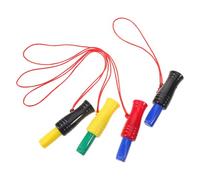 VANZACK 4 Pièces Sifflet de Chasse au Canard en Plastique | Appel Réaliste, Usage Extérieur et Secours, Randonnée, Observation D’oiseaux, Accessoires de Chasse