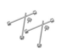 VANZACK 4 Pièces Watch Strap Connection Rods Steel Screw Tube Pins for Secure Band Repair Compatible with Metal and Leather Bands