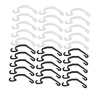 VANZACK 40 Pièces Clips de Fixation pour Cages Danimaux Plastique Connecteurs Latéraux Démontables pour Enclos de Hamsters et Poules Assemblage DIY Facile